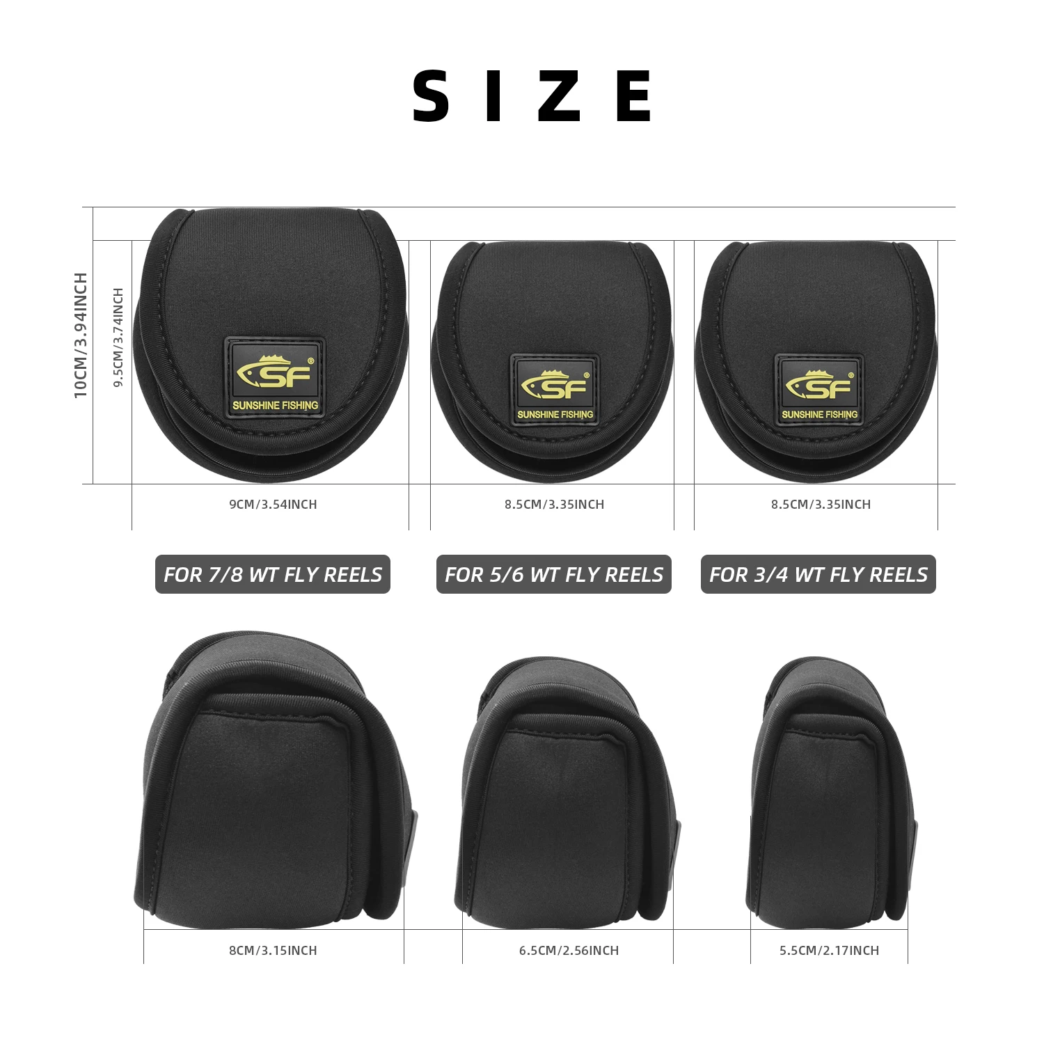 SF неопреновый чехол для катушки нахлыстом защитный до 5/6wt | Спорт и развлечения