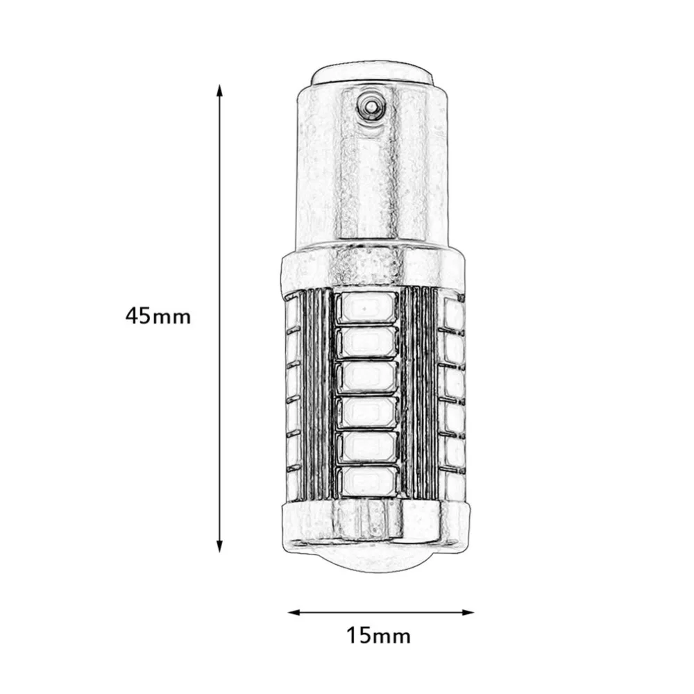 

New 2Pcs BA15S P21W 1156 33SMD 5630 12V Auto Car Backup Reverse Light Super Bright LED Car Reverse Backup Reverse Lamp Bulb