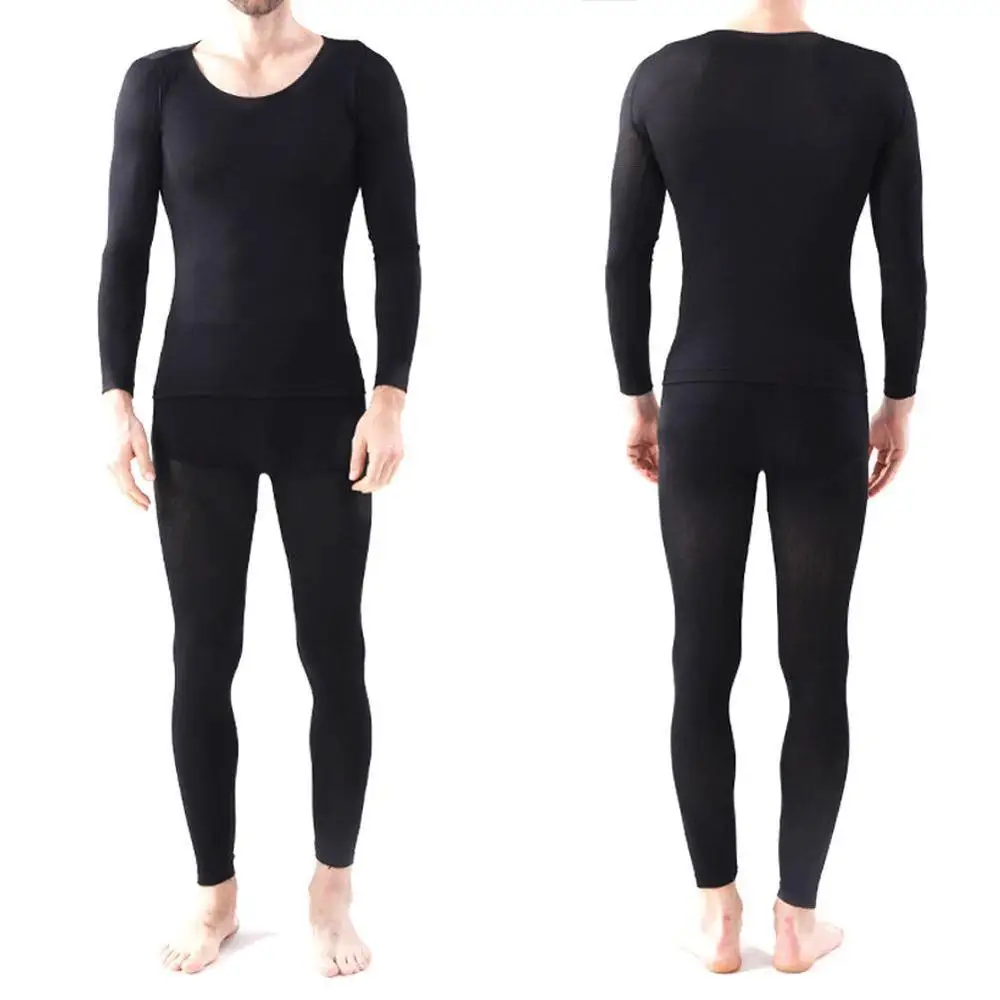 

Thermostatic Thermal Underwear For Women Men Slightly Winter Elastic Thermal Underwear Warm F Women'S Long For Male Set A8Q9