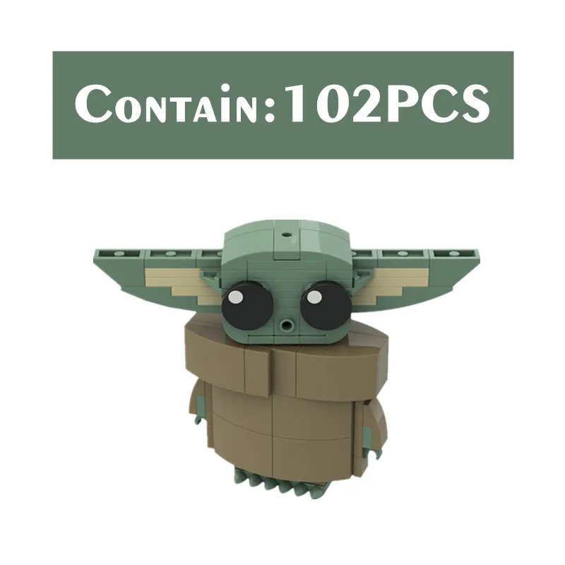 

Star Wars Baby Yoda Doll Figure Model Mandalorian Building Blocks Diy Toys Bricks Creative Christmas Gift for Kid Gift