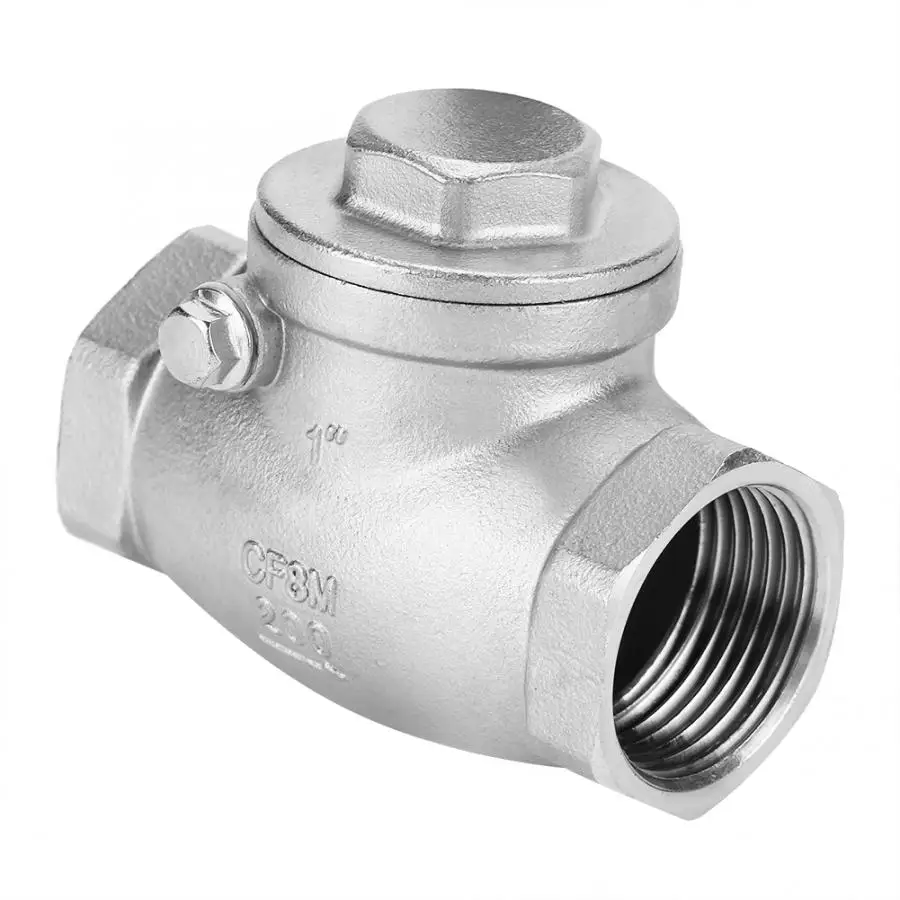 1 дюйм одноходовой поворотный обратный клапан DN25 из нержавеющей стали с