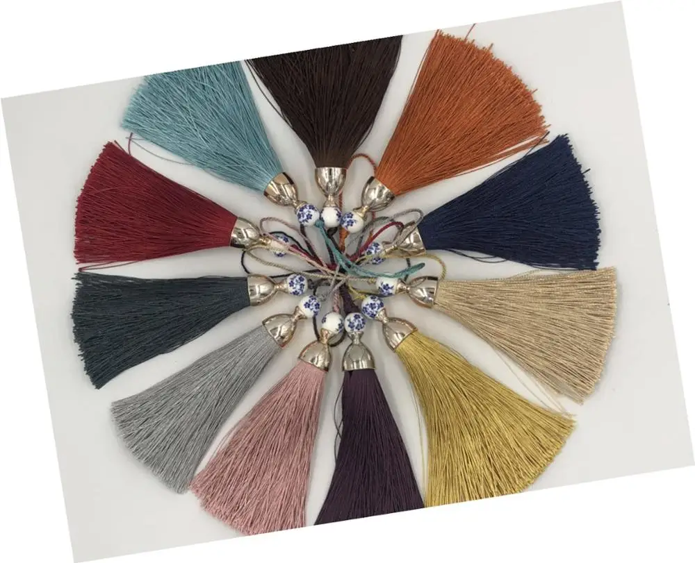 Цельные кисточки из шелка 20 шт./набор | Дом и сад