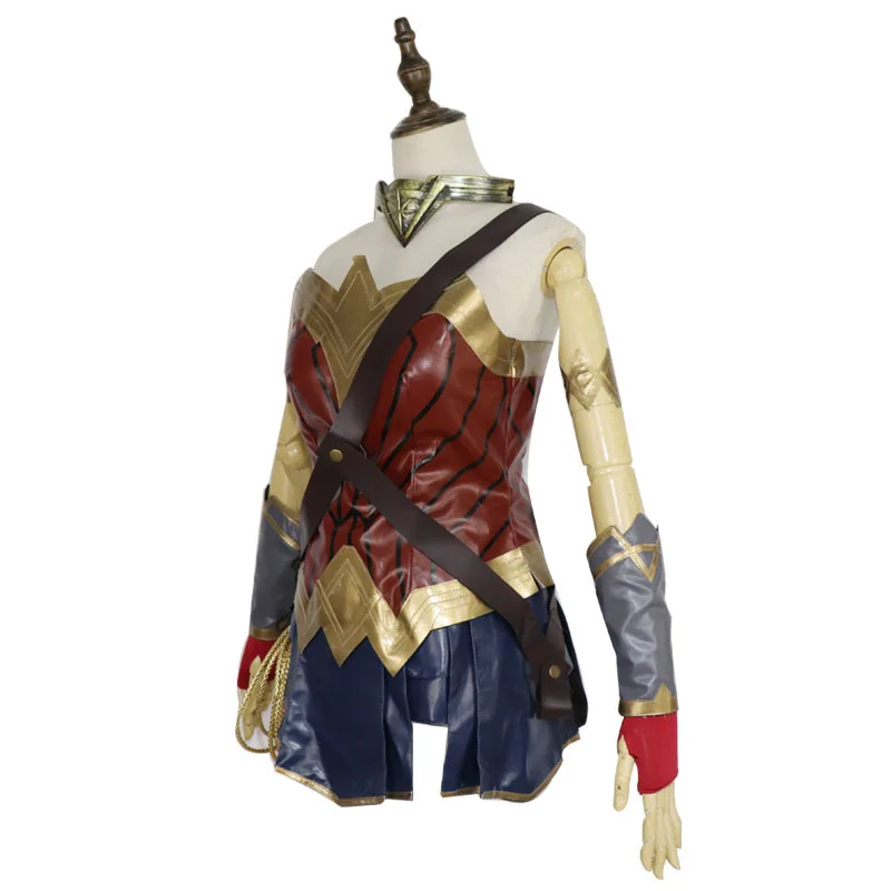 Фильм чудо-женщина мультяшный костюм для женщин Лига Справедливости супергероя