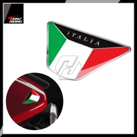 for motorcycle fender tail sticker 3d resin decal italy flag sticker italia