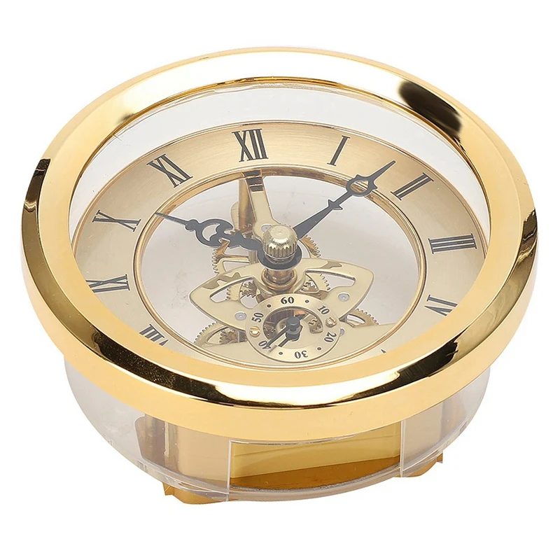 Kili Toy Prop DIY Metal 103mm Built-In Clock Insert Transparent Desk Craft Accessory Carnival Party Watch Repair | Наручные часы