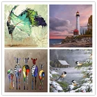 Набор для рисования по номерам на холсте, набор Пейзаж акриловых красок