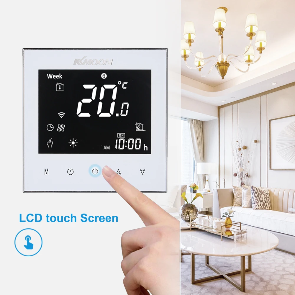 Air Sensor WiFi Smart Voice Control Touchscreen Temperature Controller Works with Amazon Alexa/Google | Обустройство дома