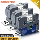 Absonic 182436 мм трафарет запечатанных лент для Brother STe-141 STe-151 STe-161 лента для картриджа совместимый для брата этикетировщик