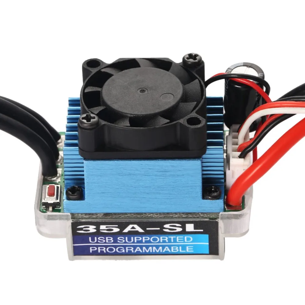 RC ESC 35A 60A 120A 2S 3S сенсорный BEC бесщеточный контроллер скорости для 1/8 1/10 1/12