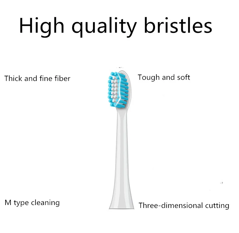 Ультразвуковая электрическая зубная щетка 2 шт. беспроводная перезаряжаемая