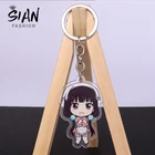 Аниме смешанный S акриловый брелок Kanzaki Hideri Aus Cartoon Girl двусторонний автомобильный брелок ювелирные изделия Kawaii брелок