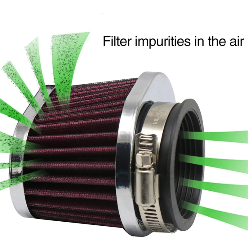 50mm 55mm 60mm Motorcycle Air Filter 38mm 42mm 45mm Motocross Carburetor Intake for Yamaha/Kawasaki/Suzuki/Honda | Автомобили и