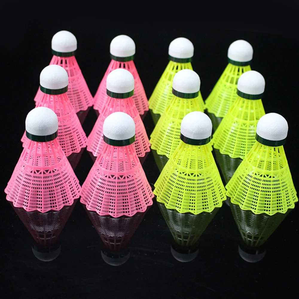 

6pcs Nylon Badminton Practical Shuttlecocks Sports Supplies Exercise Accessories for Indoor Outdoor Playing School Activ