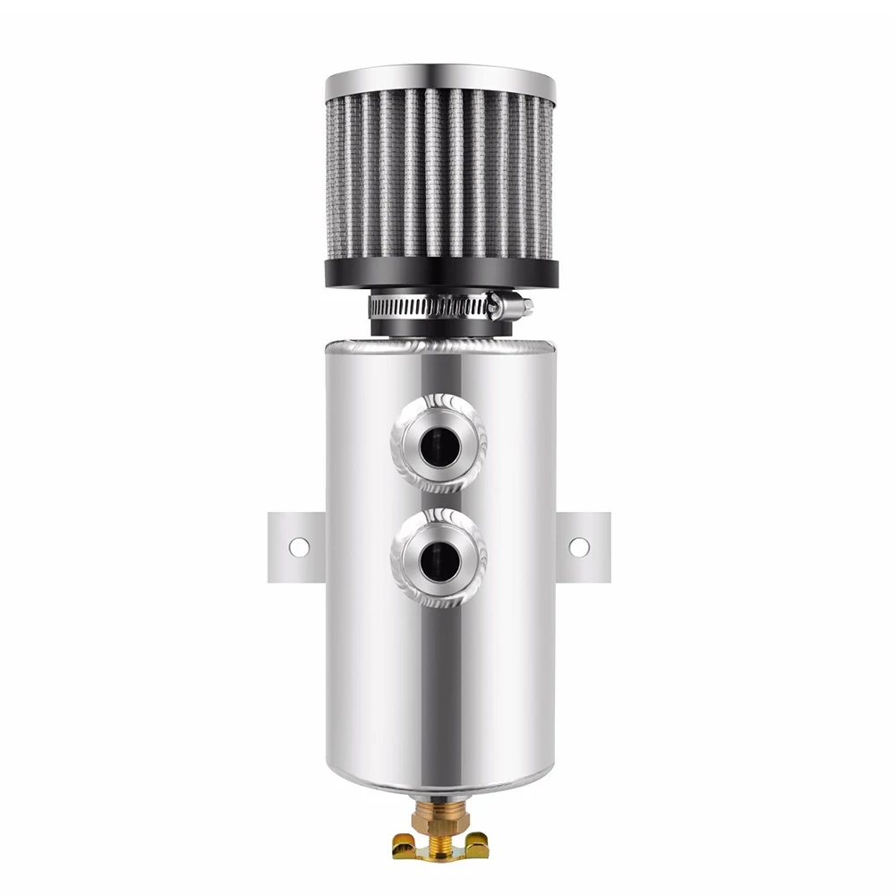 0.75л алюминиевый сплав маслоуловитель бак для трубки AN10 с дыхательным