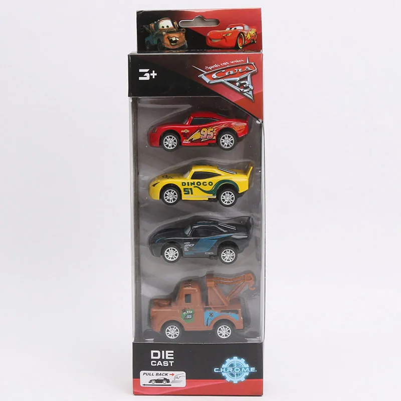 black box 7-8cm 4 шт. 7-9 см disney Pixar тачки 3 игрушки Молния Маккуин матер Джексон шторм Круз Рамирез Смоки литье под давлением металлическая модель автомобиля - Цвет: black box 7-8cm