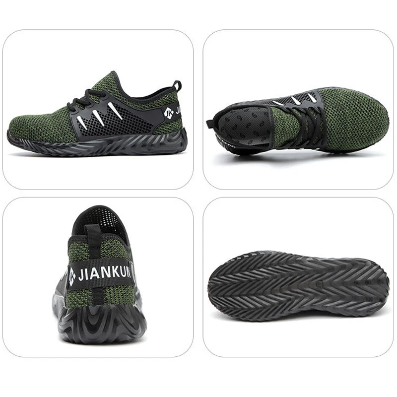 

Men Running Shoes Sport Sneakers Professional Flat Male Safety Shock Absorber Shoes Non-slip Sneakers Walking Zapatos