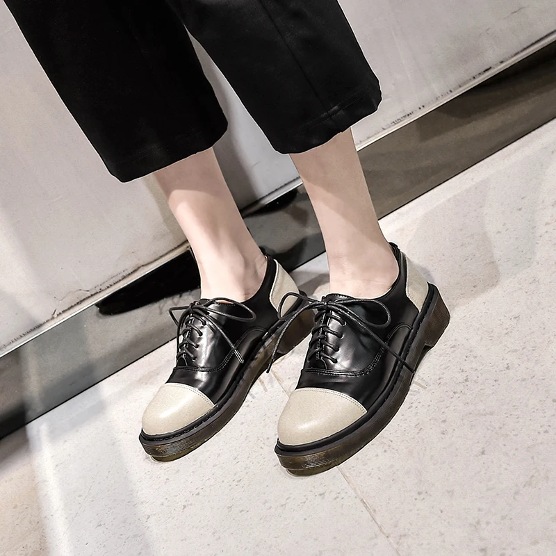 Всесезонные новые женские маленькие кожаные туфли легкие удобные Martin