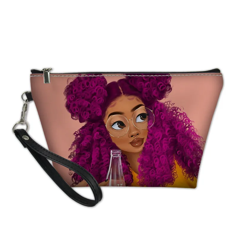 FORUDESIGNS/косметички женские черные художественные африканские дорожные сумки-органайзеры для косметики женские функциональные набор для чистки сумки Neceser Mujer - Цвет: YQ4094Z8