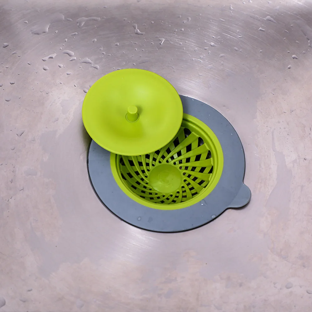 

Sink Silicone Hair Stopper Catcher Anti-clogging Bathroom Shower Floor Drain Kitchen Sewer Strainer for Household Bathroom Decor