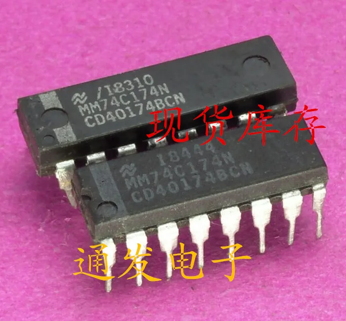 

Freeshipping 5PCS/LOT MM74C174N CD40174BCN DIP-16