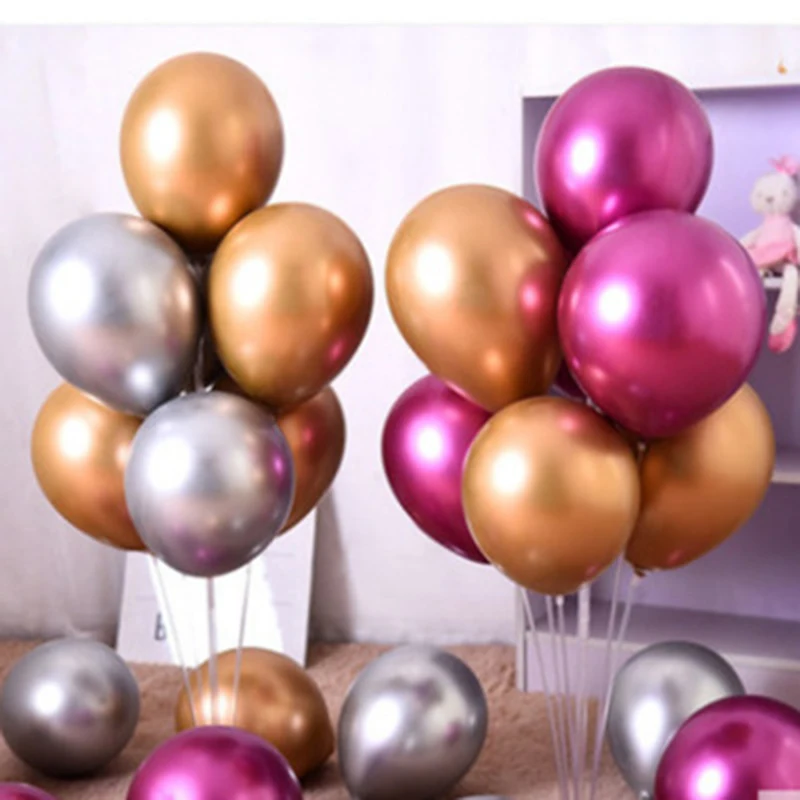 12 дюймовые золотые воздушные шары 10 шт. толстые 2 8 г латексные гелиевые