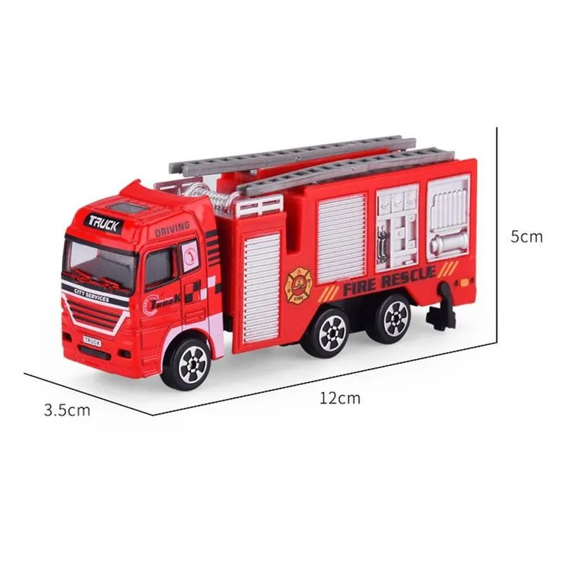 

1PC Fire Engine Truck Toy Fire Safety Cars Boy Gifts Toys Fireman Firetruck Truck For Kids Truck Fire Car Juguetes Vehicles M6E9