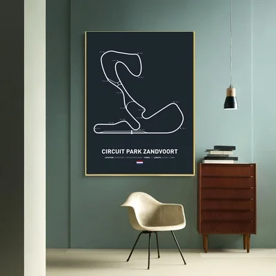 NT538 печать плакатов Ford RS Formula 1 Гоночная машина парк Zandvoort F1 настенная живопись
