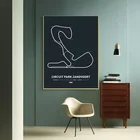 NT538 печать плакатов Ford RS Formula 1 Гоночная машина парк Zandvoort F1 настенная живопись холст Картина декор для гостиной и дома