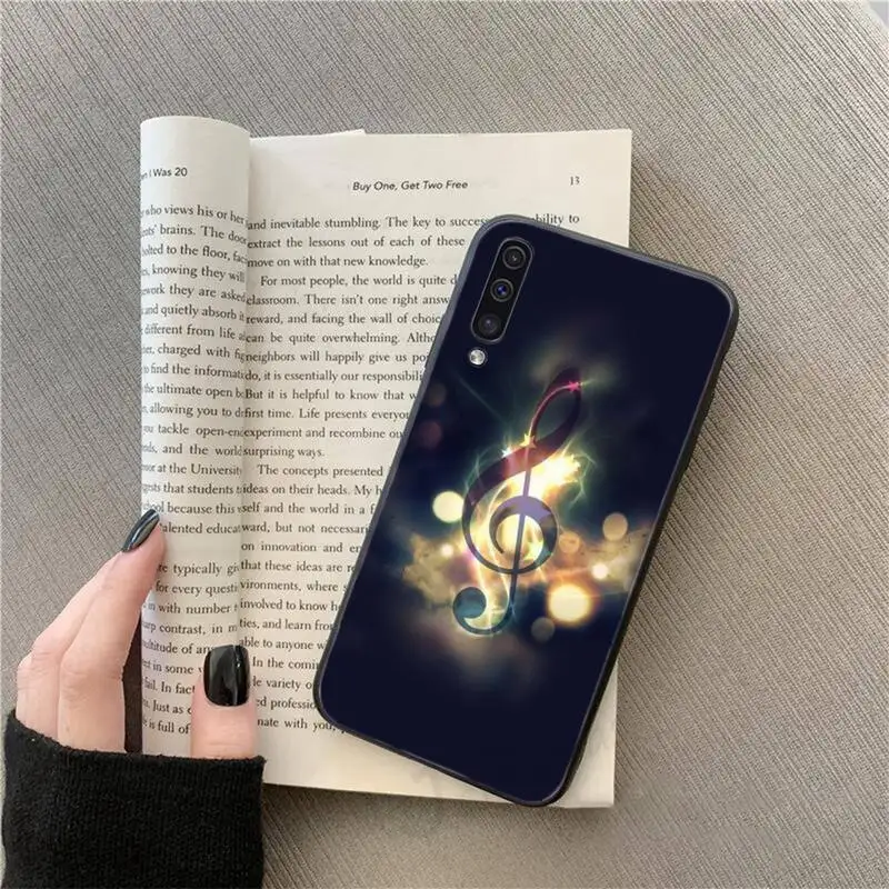 

Musical Notes Violin Classical Music Phone Case For Samsung galaxy S 9 10 20 A 10 21 30 31 40 50 51 71 s note 20 j 4 2018 plus