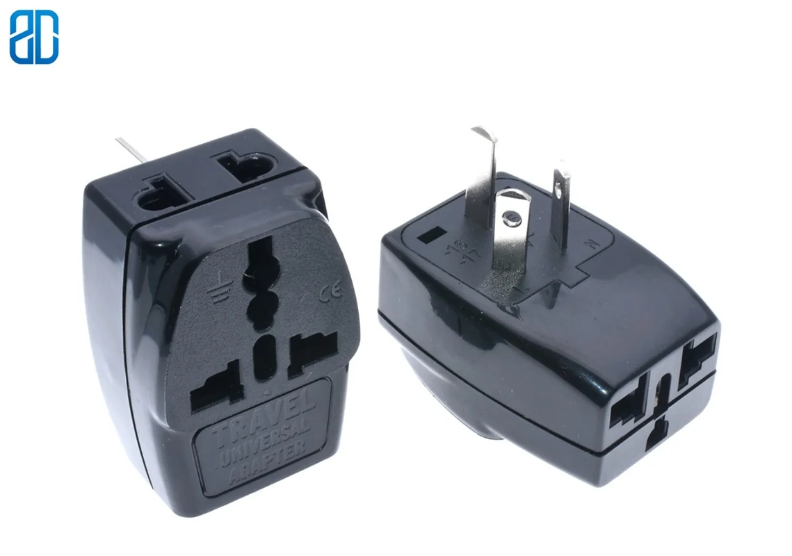 Новый универсальный адаптер питания для путешествий 3 контактный переходник с