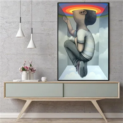 

Graffiti European and American Style Frameless Painting Home Bedroom Hotel Restaurant Bar Decoration Painting