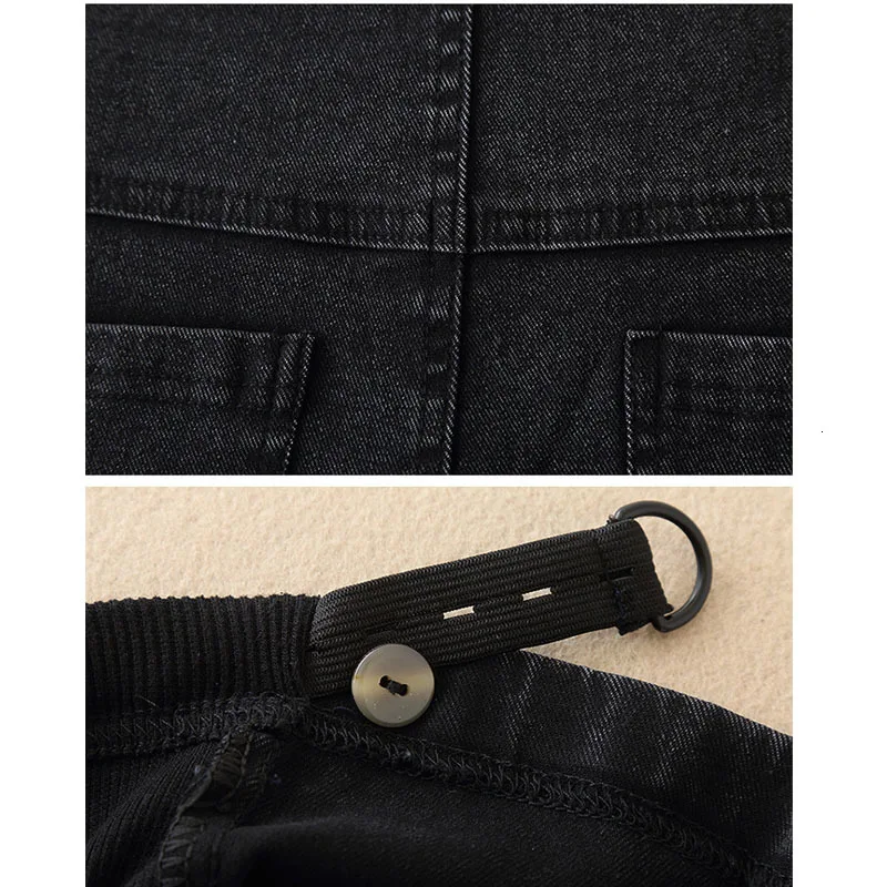 Брюки для беременных женщин одежда эластичная талия брюшные джинсы эластичные