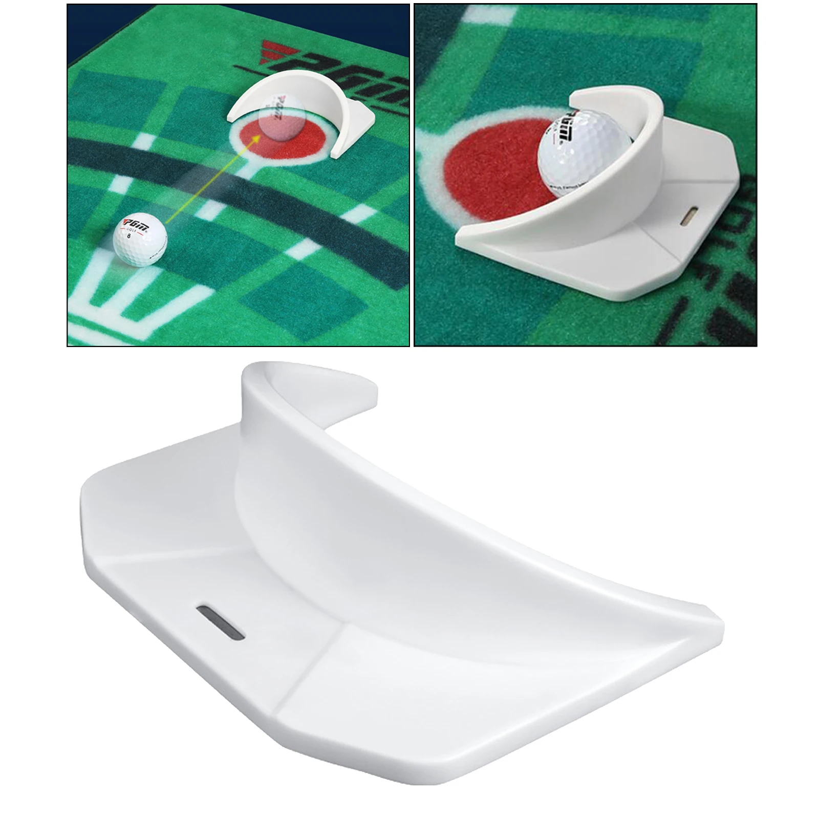 

Indoor Golf Putting Trainer Cup Weighted Golf Hole Base Putter Practice Home Yard Outdoor Training Aid