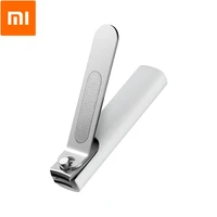 xiaomi mijia stainless steel nail clippers with anti splash cover trimmer pedicure care nail clippers mi professional file tool