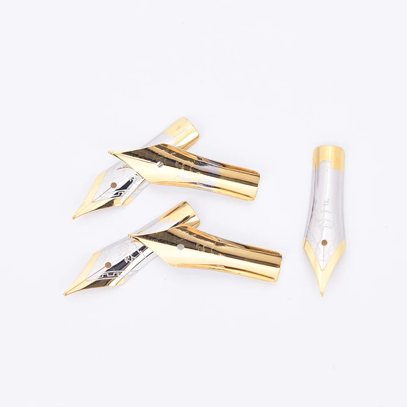 

1pcs Diy 165 X500 Standard Fountain Pen Nib Stainless Steel Straight Tip For Jinhao Silver Gold