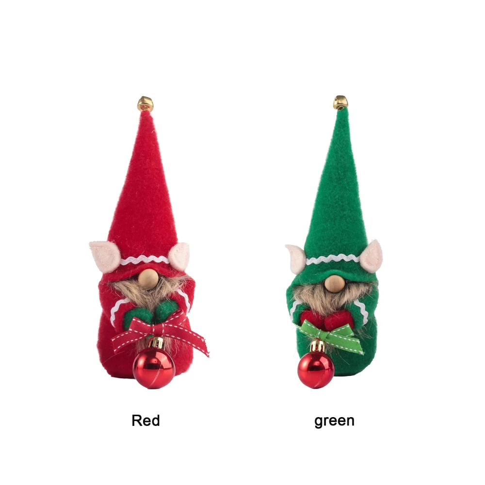 Xmas 2022 New Year Navidad For Tree Home Ornament Christmas Decorations Faceless Ornaments Cloth Bell Elf Rudolph Figurine |