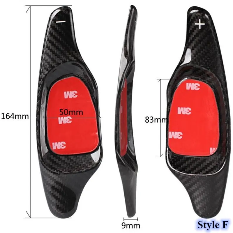 Автомобильный Стайлинг углеродное волокно рулевое колесо сдвиг весло