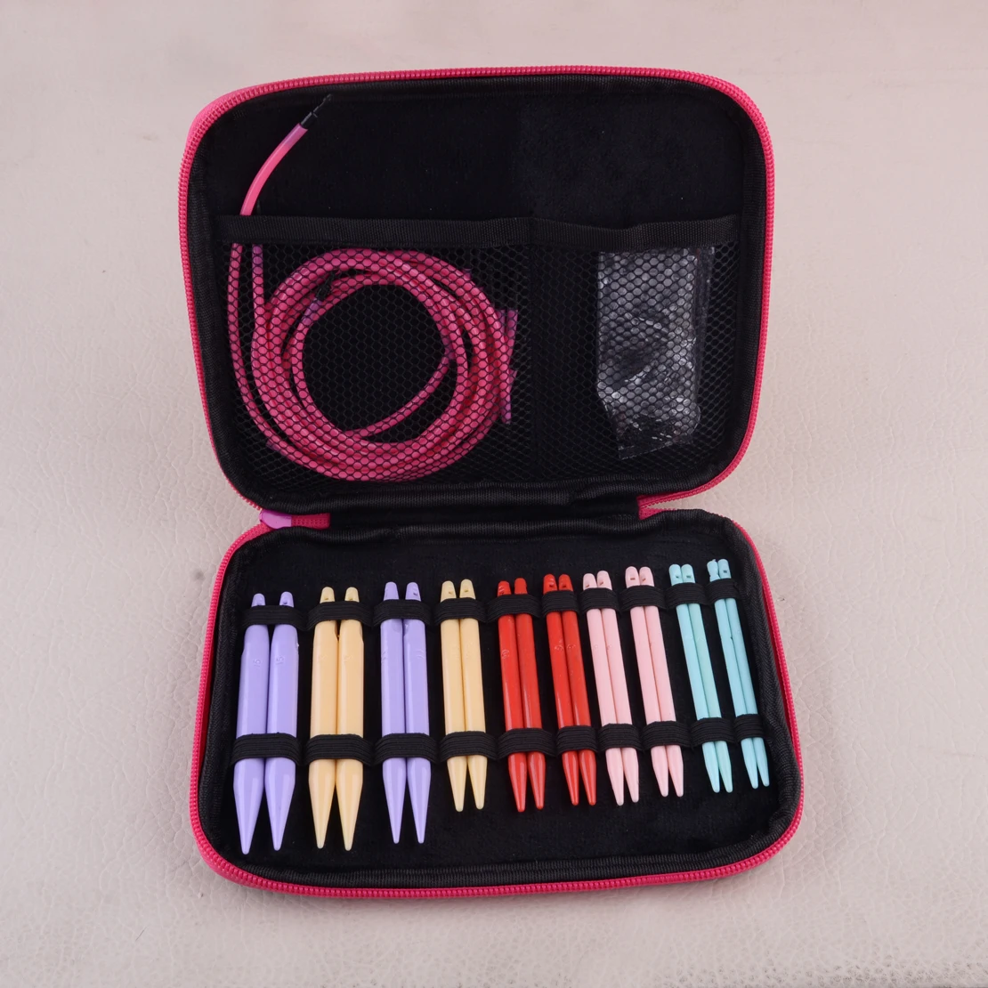 

ABS Plastic Change Head Circular Knitting Needle Crochet Set Scarfs Weaving Craft Tool