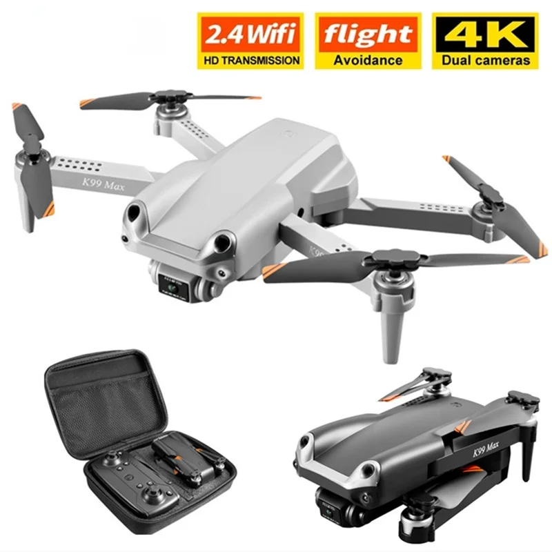 

Мини-Квадрокоптер K99 Max с двумя камерами 4K HD, Wi-Fi, FPV, GPS