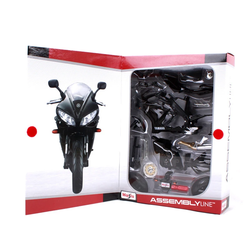 Alloy Off-Road Motorcycle Model Kit 1:12 scale metal Assembly DIY Bike Toy For Gift Collection |