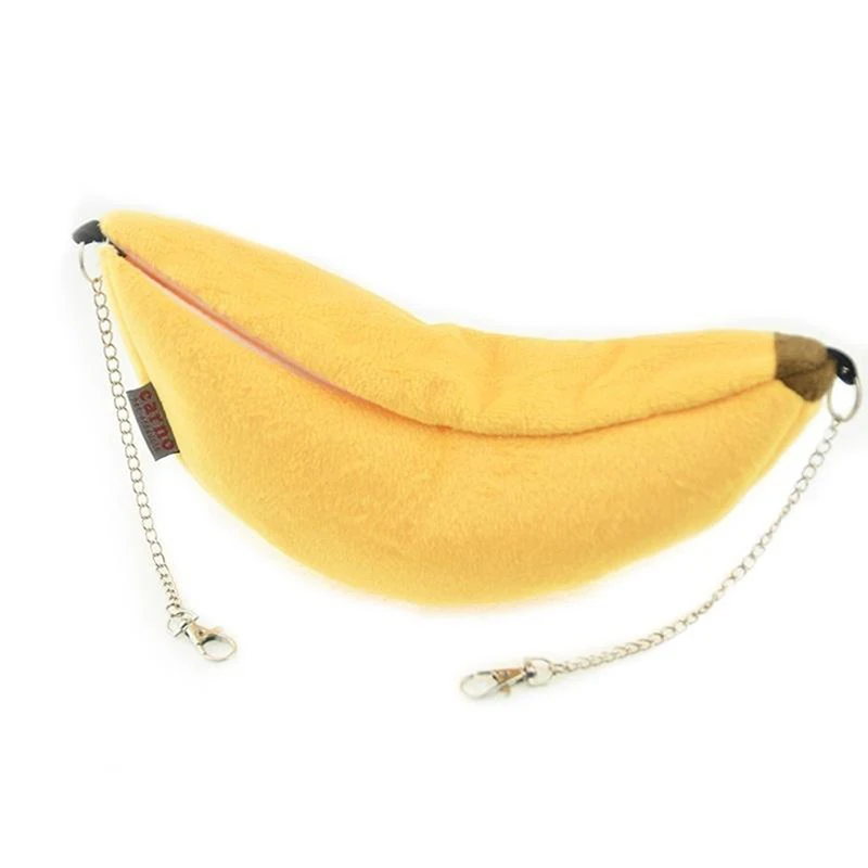 

Hamster cotton nest banana Shape House Hammock Bunk Bed House Toys Cage For Sugar Glider Hamster Small Animal Bird Pet Supplies
