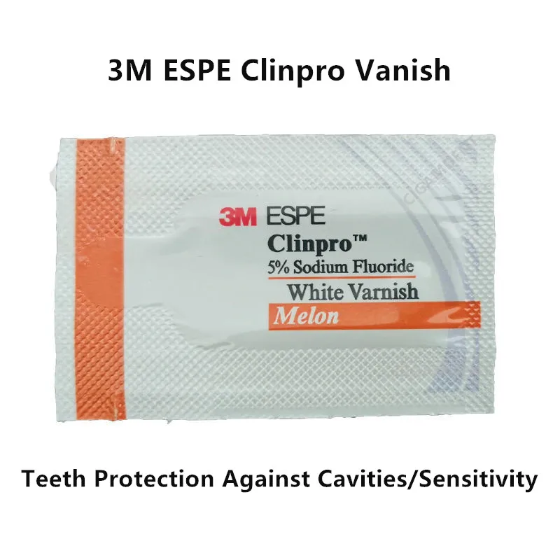 

3M ESPE Clinpro Vanish Dental 5% Sodium Fluoride White Varnish MELON Flavor Desensitizing Gel Teeth Whitening