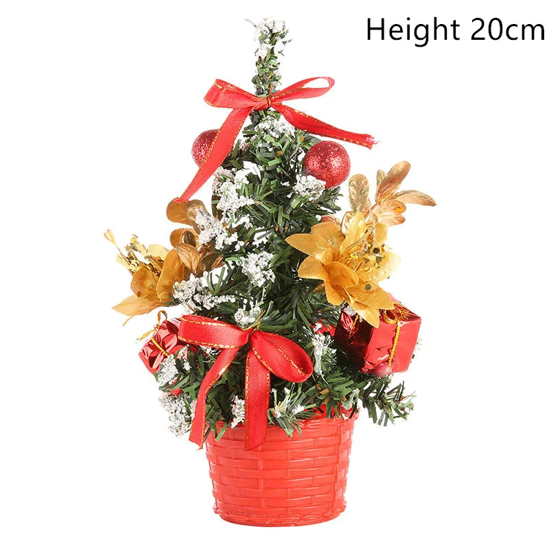 Red no light 20cm 15/20 Вт, 30 Вт, 40 см Настольный Штатив СВЕТОДИОДНЫЙ Рождественская елка Ночной светильник украшения светильник сосна Мини Рождественская елка Рождественские украшения подарок на год - Цвет: Red no light 20cm