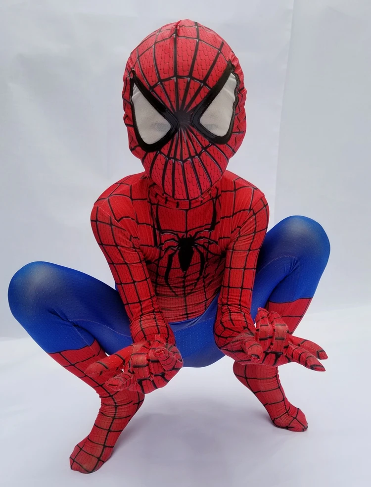 Бала выпускников костюм Человека паука комплект одежды для детей Человек паук