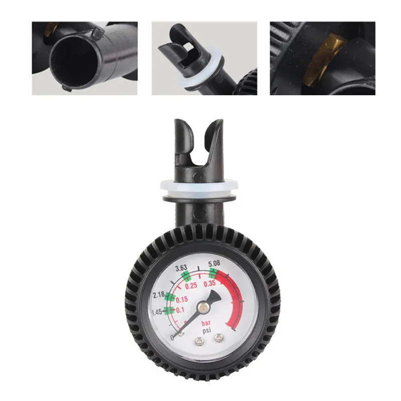 Высокая точность барометр Манометр Термометр воздушный клапан для надувной