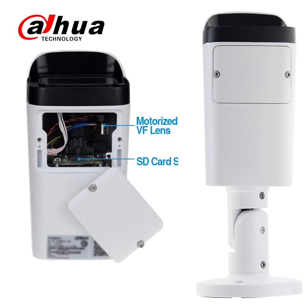 Dahua IPC-HFW4631H-ZSA, оригинальная 6MP HD ip-камера, 5X зум, VF объектив, POE камера, CCTV, безопасность, металлический Встроенный микрофон, слот для sd-карт