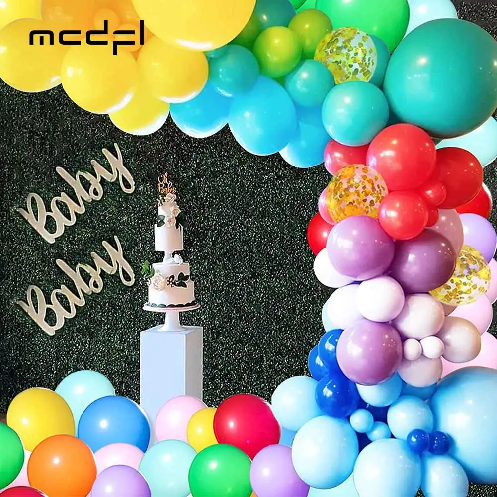 

MCDFL Christmas Confetti Balloons Arch Latex Toys House Engagement Wedding Supplies Event Children's Party Backdrops Decoration