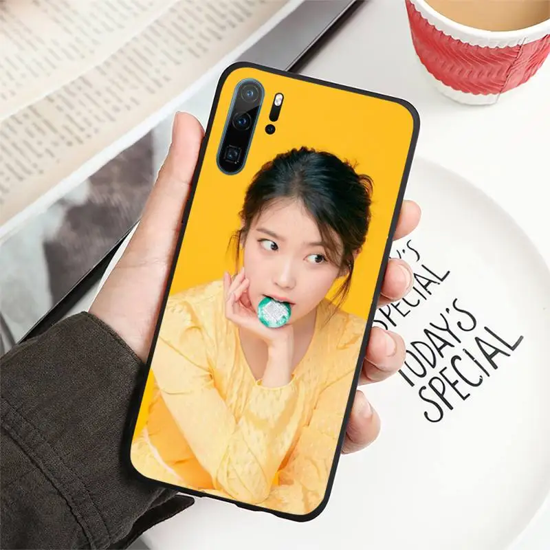 

IU KPOP famous Singer luxury design shell Phone Case For Huawei honor Mate P 10 20 30 40 i 9 8 pro x Lite smart 2019 nova 5t