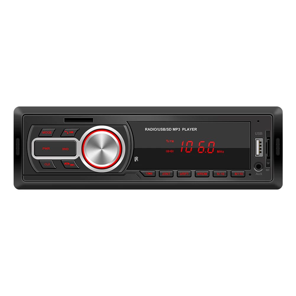 

Car Radio FM Autoradio AUX-in TF U Disk MP3 Player Handfree Auto Stereo Multimedia Audio In Dash Head Unit