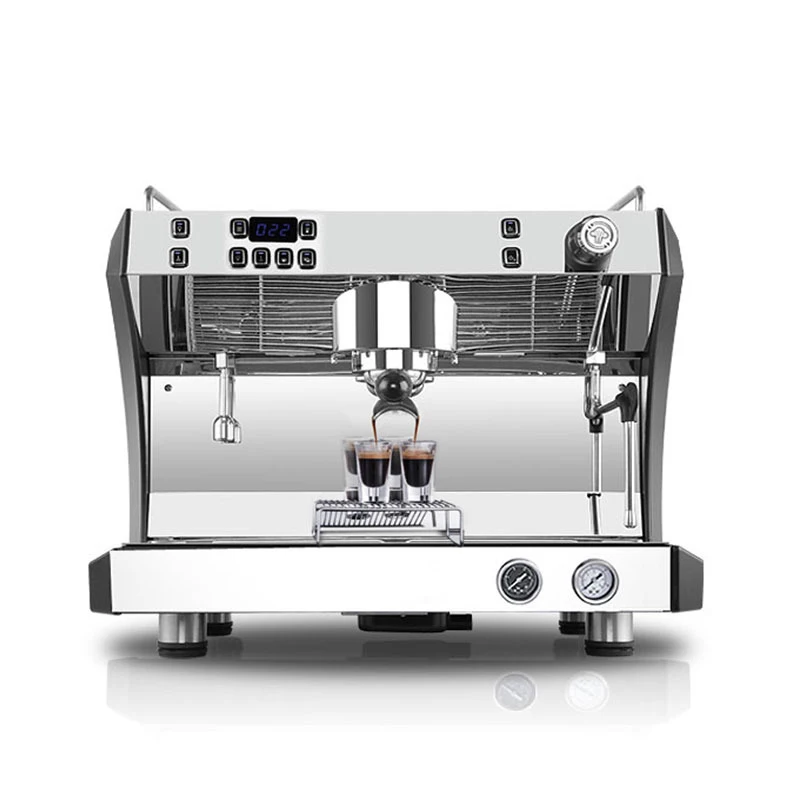 

Commercial Semi-Automatic Espresso Coffee Machine Direct Connection To Water Pipe Coffee Maker With Milk Frother 220V CM006